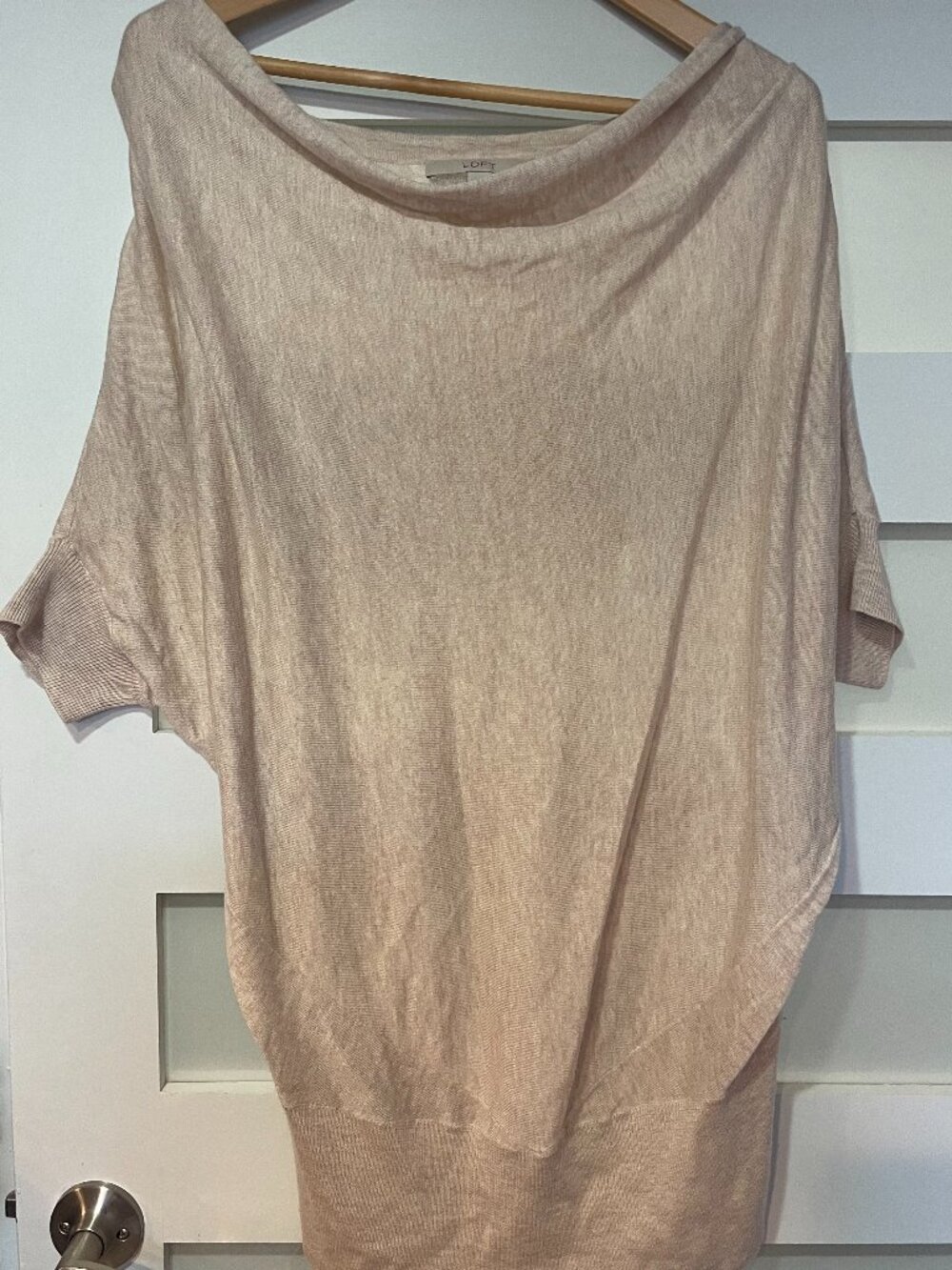 Ann Taylor Loft Sweater with Draped collar